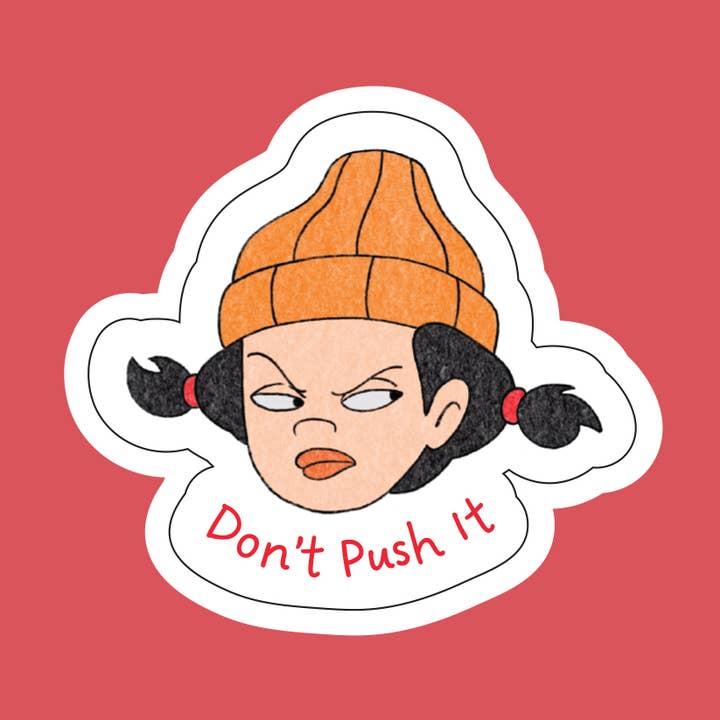 Spinelli Recess Sticker - 90's Kid Nostalgia, Hand-Drawn for wholesale by Caulfield Design Co.