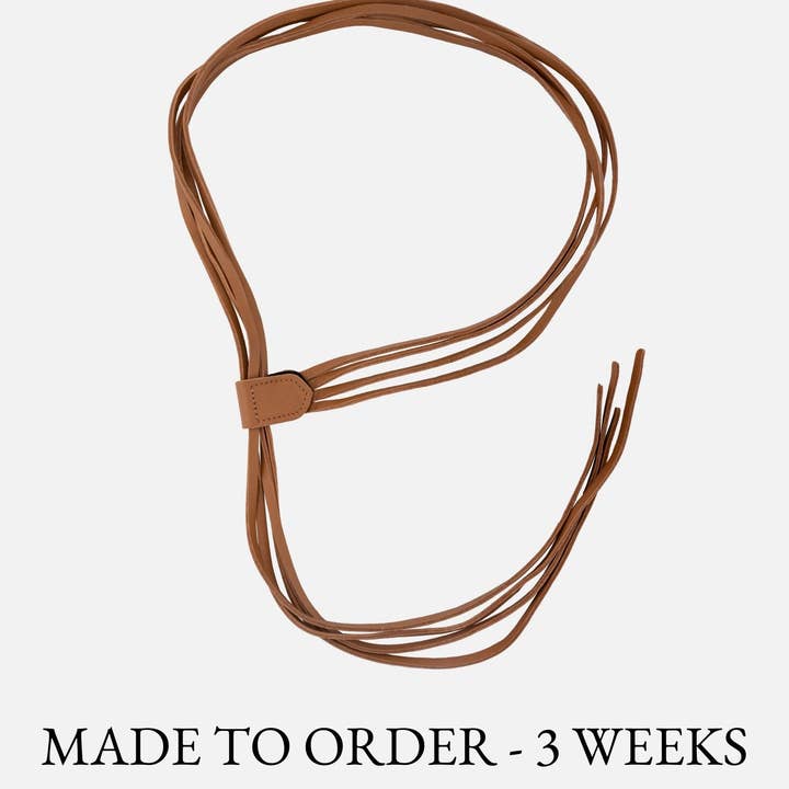 MADE TO ORDER Evin | Leather Wrap Belt and other Purchase Wholesale gracefully made. Free Returns & Net 60 Terms on Faire trending on Faire.