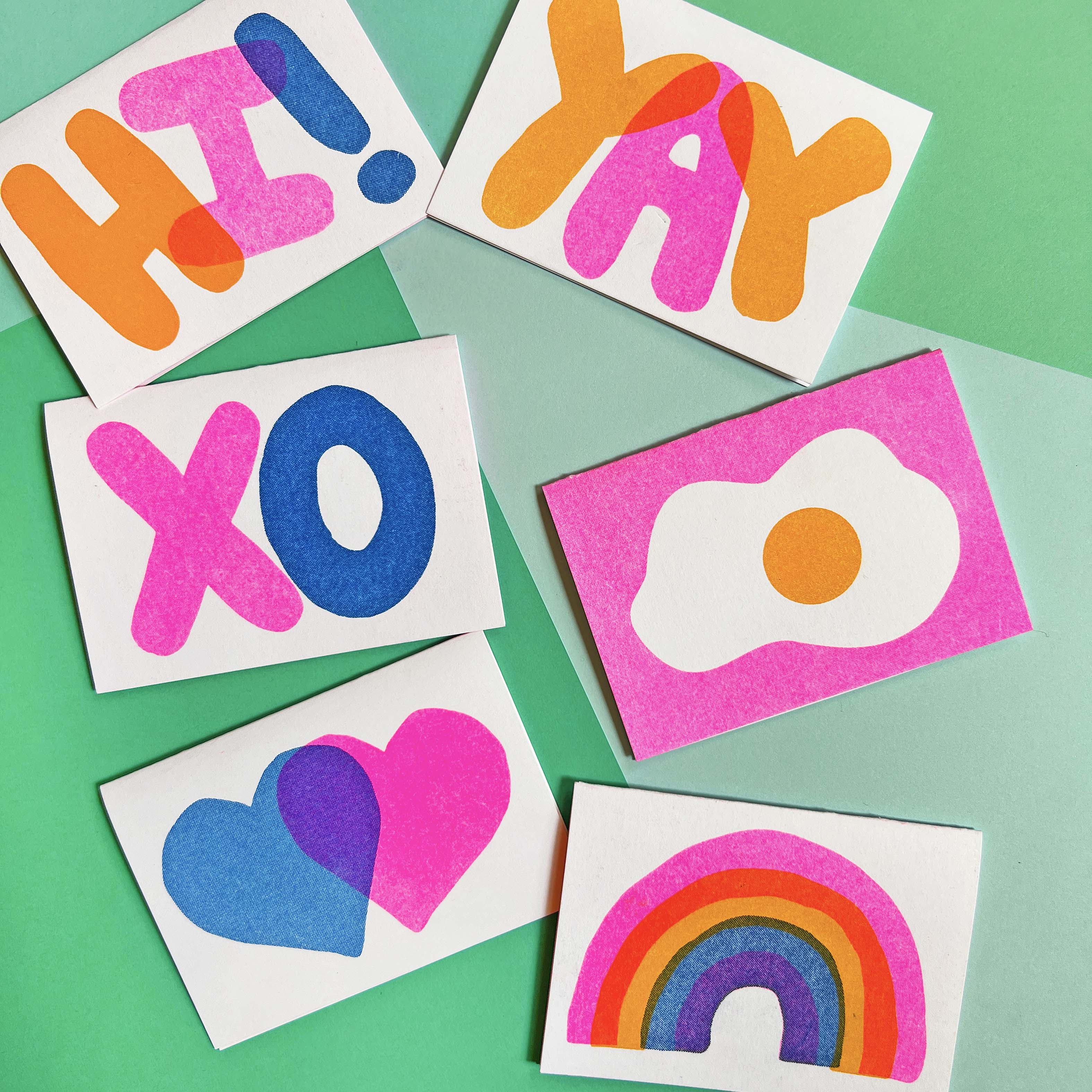 Alphabet Studios - Wholesale Gewone wenskaart - HALLO! BIJLAGE WENSKAART2