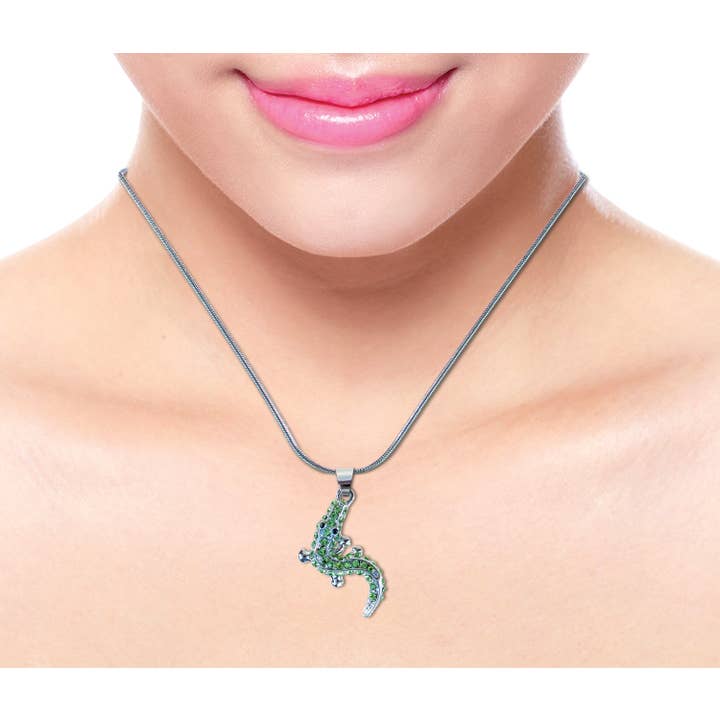 Cota Global - Wholesale Pendant/Charm Necklace - Sparkling Necklace - Alligator
