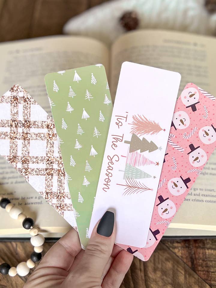 Tis the Season Christmas Bookmark Set for wholesale by Little Turkey Shoppe