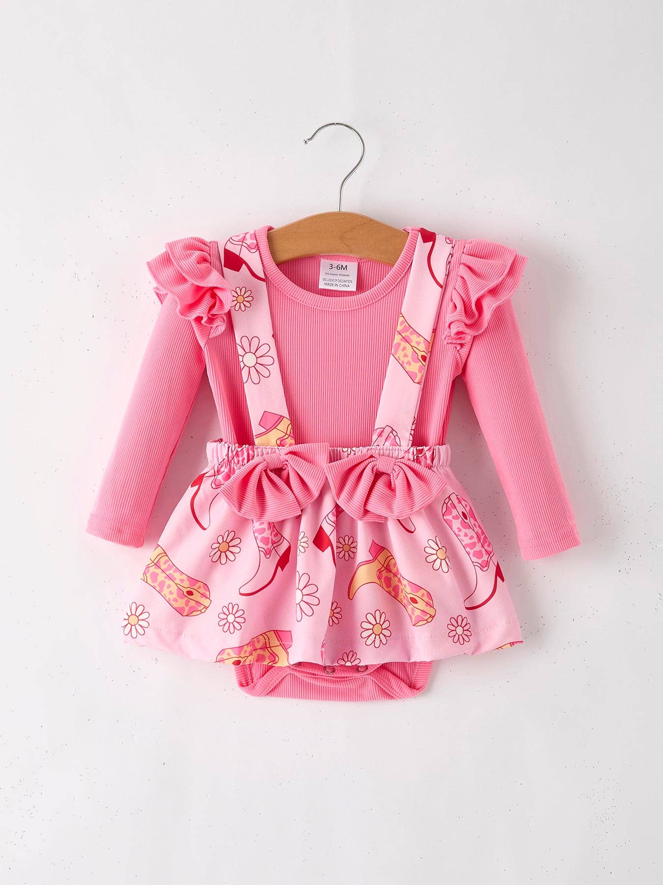 Rylee Faith Designs - Wholesale Clothing Set - Baby - Girls Leopard Romper Of 6 Pcs In One Package12