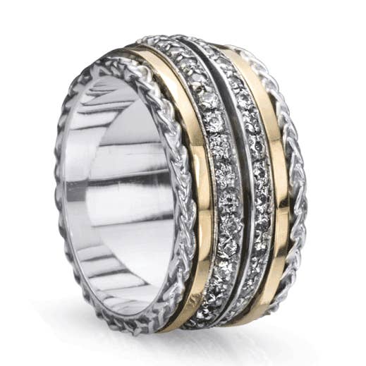 Anello da meditazione Life in argento Sterling per la vendita all'ingrosso da parte di MeditationRings