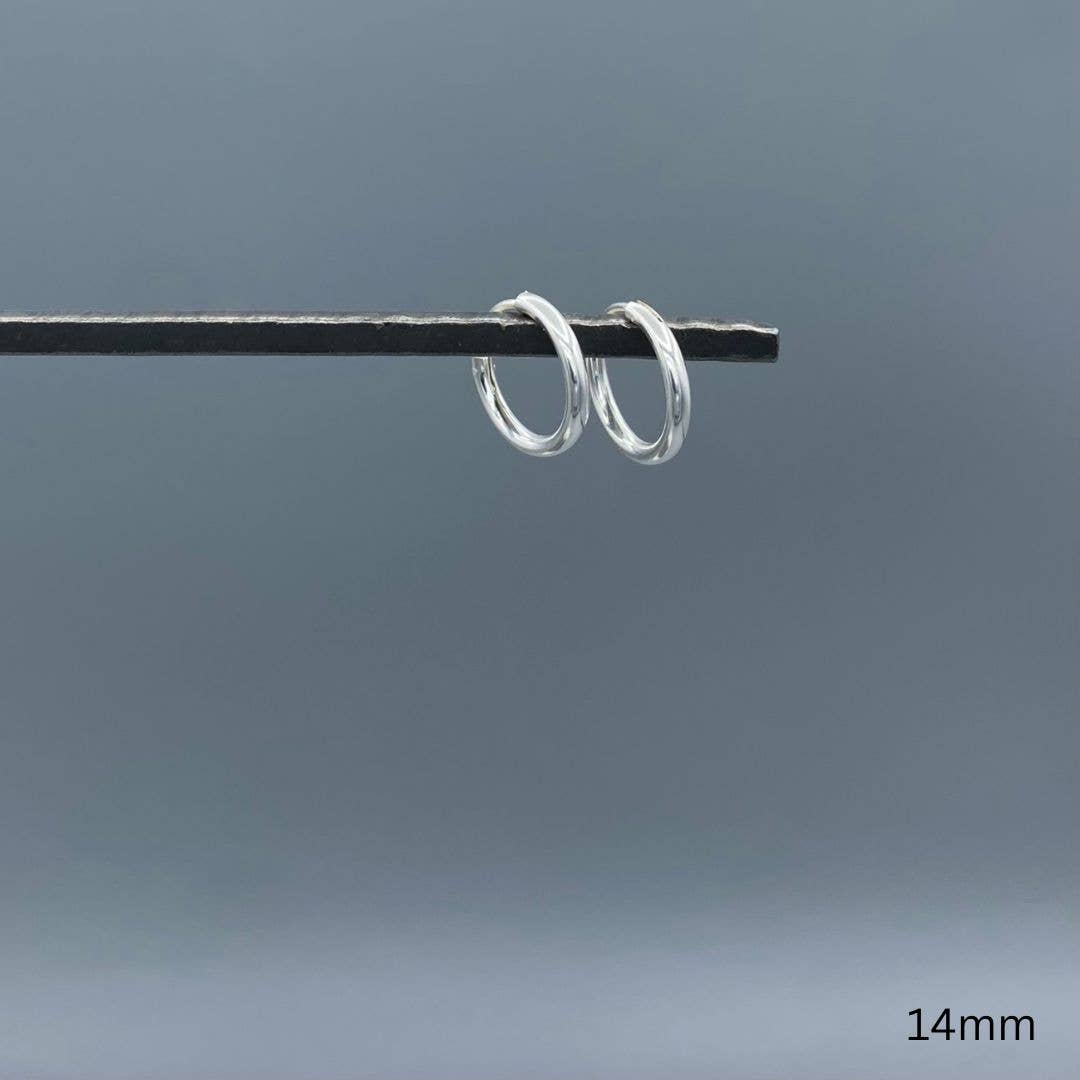 Something Silver - Wholesale Hoop Earrings - 2mm Sterling Silver Endless Hoops1