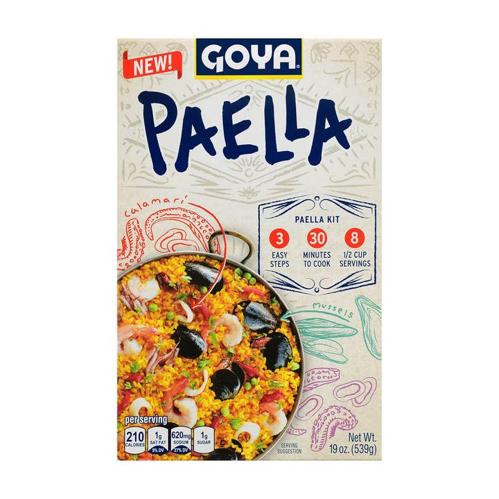 L&F Universal Goods - Wholesale Rice - GOYA Paella 12/8 oz.