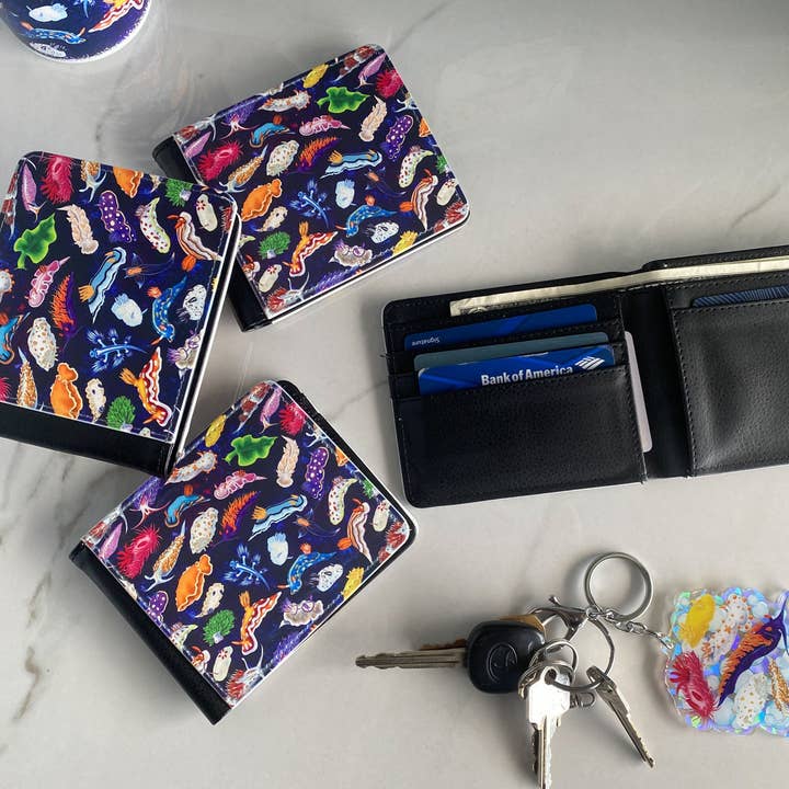 The Slug And Kraken - Wholesale Wallet - Men's - Nudibranchs of the World Small Mens wallet2