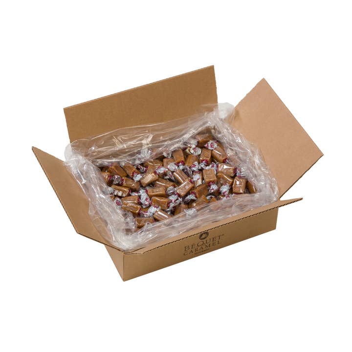 Béquet Confections - Wholesale Caramel - Béquet Gourmet Caramel 5 lb Bulk Box5