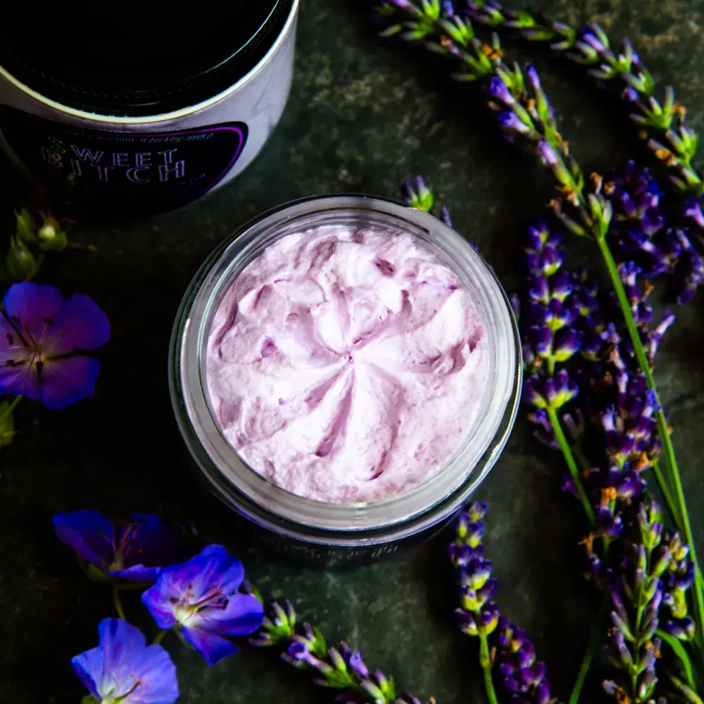 Badgerface Beauty Supply - Wholesale Body Scrub/Exfoliant - Lavender Geranium Natural Foaming Sugar Scrub2