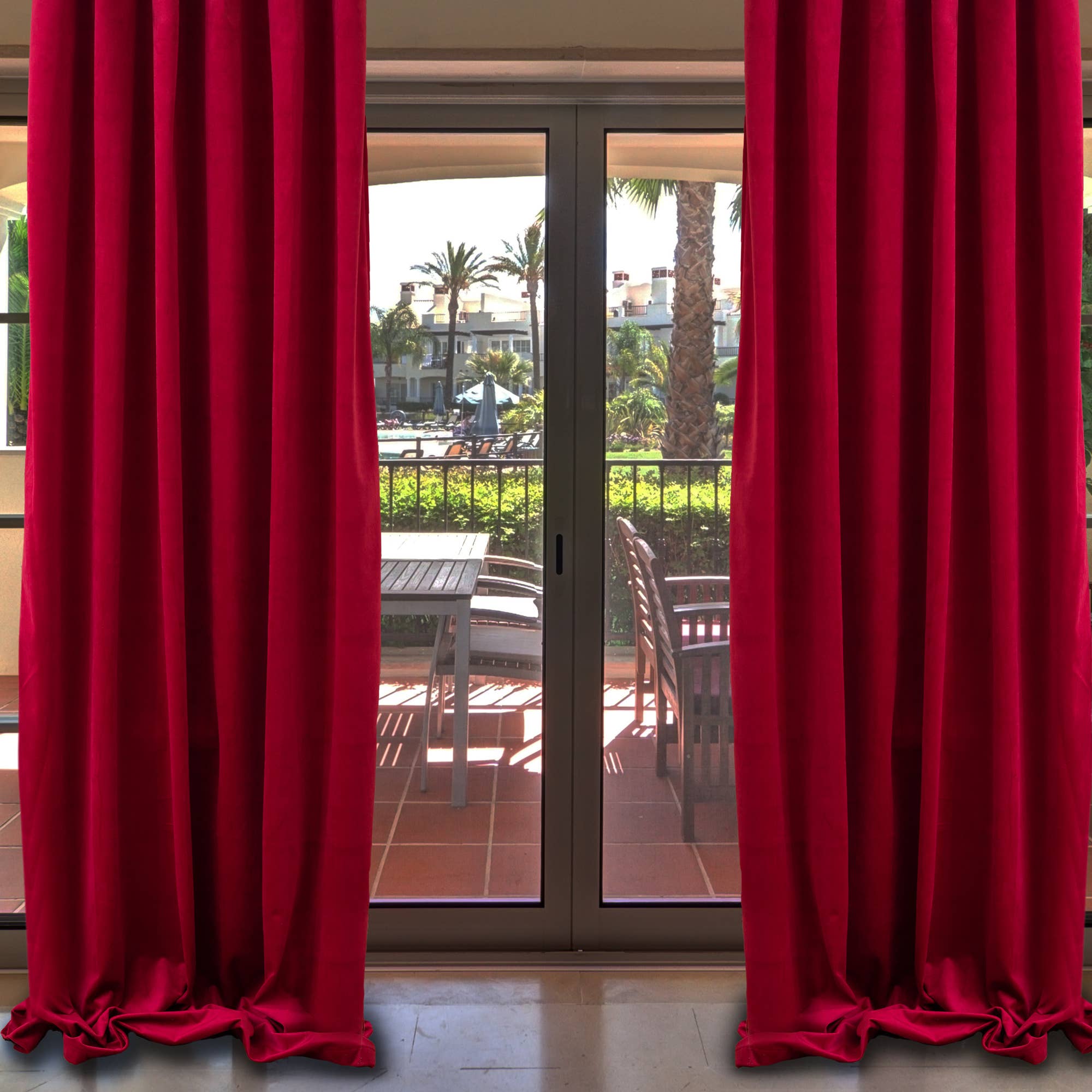 CASASRO – wholesale Curtain – CASASRO® Blackout Velvet Curtains | 7 Colour Options | 2 Panels 54” W x 95” D | Luxury Velvet Drapes | Height  Adjustable with Header Tape and Rod/Clip Attachable Top Pencil Pleat | 2