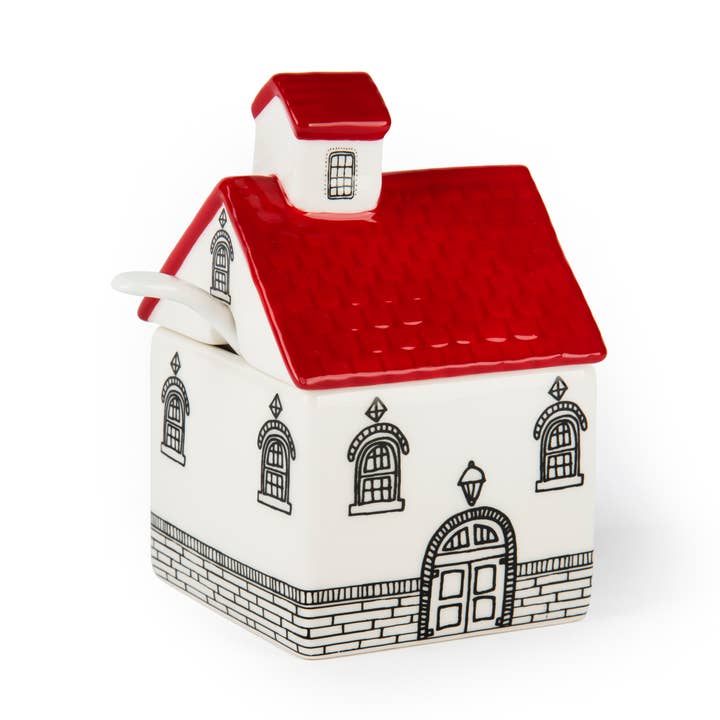 Excelsa Sugar Bowl - Innsbruck, White Ceramic for wholesale by Bergamaschi & Vimercati S.p.a.