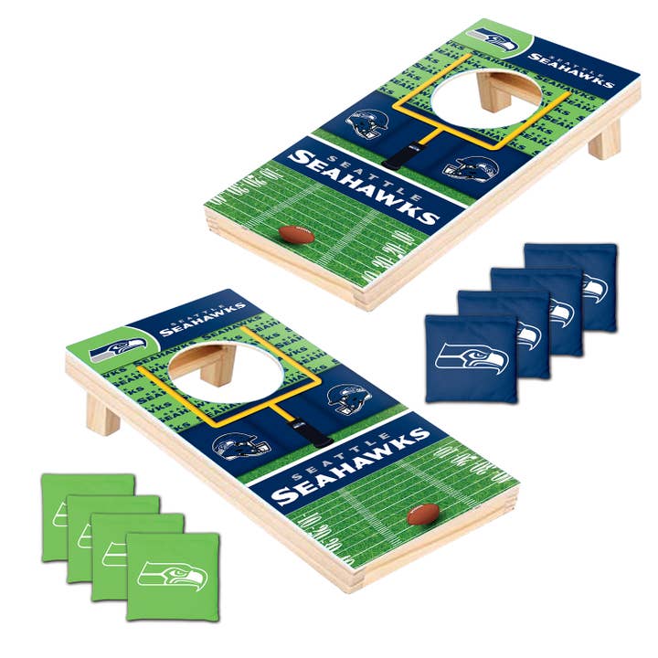 Masterpieces Puzzles - Wholesale Board Game - Seattle Seahawks - NFL Tabletop Cornhole