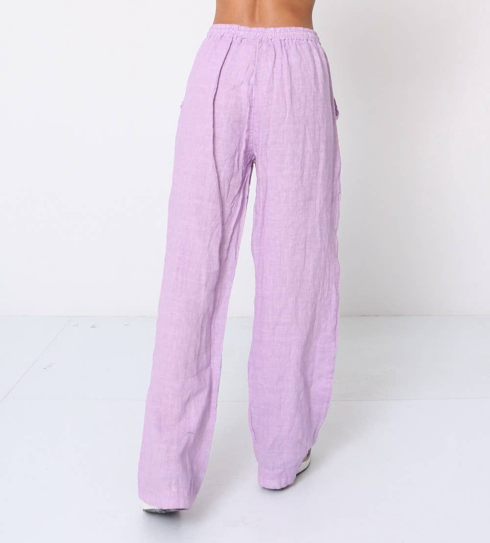 LÉA & LUC - Vente Pantalon – femme - Pantalons en 100% lin REF. 3013231