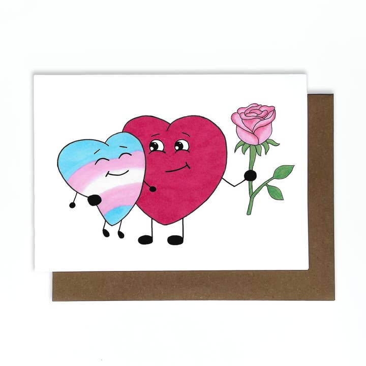 Biglietto di auguri Trans Love per la vendita all'ingrosso da parte di Cole-Yoni Inc.