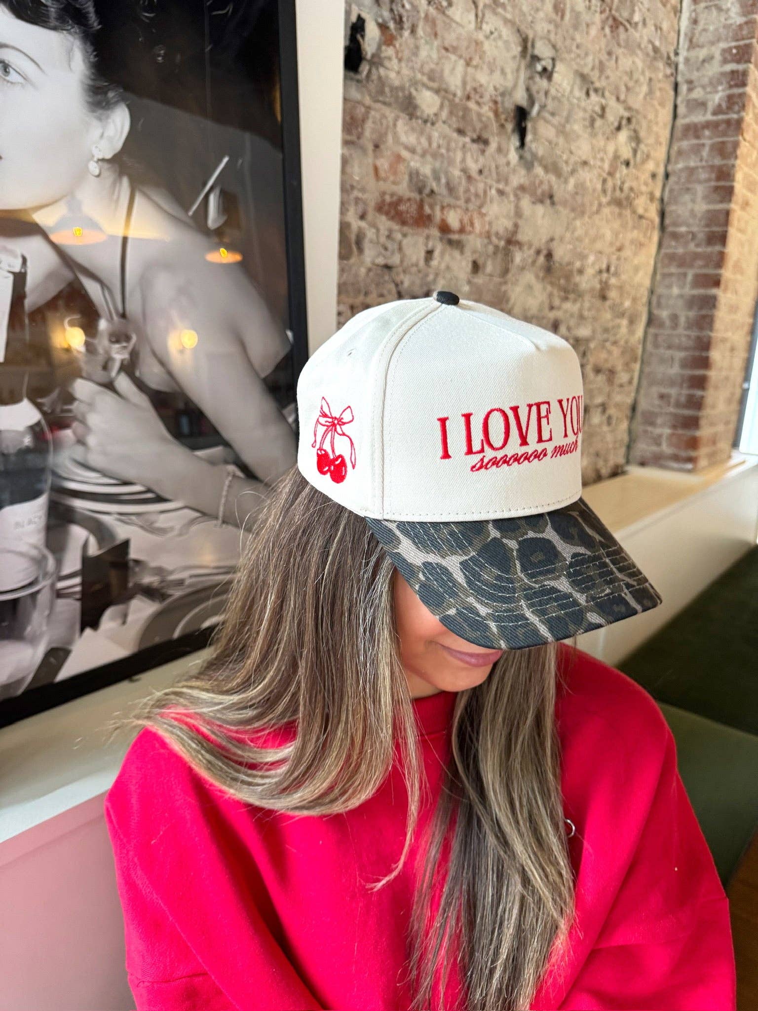 KENZKUSTOMZ - Wholesale Trucker Hat - Women's - I Love You Sooooo Much - Leopard Vintage Hat7