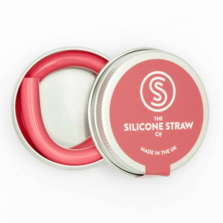 The Silicone Straw Company - Wholesale Drinking Straw - Silicone Straw in a Travel Tin - BEST SELLER3