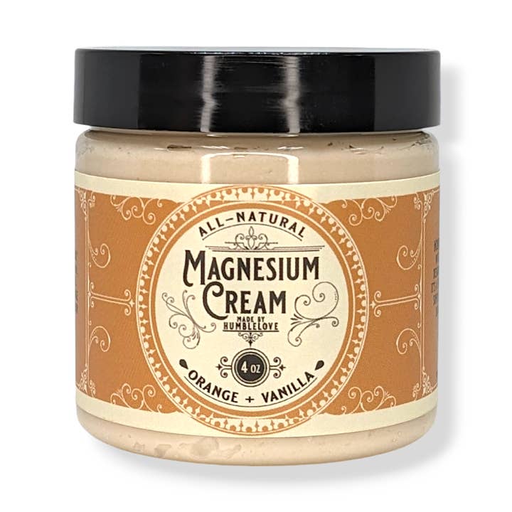 Magnesium Cream - Orange + Vanilla for wholesale by humblelove