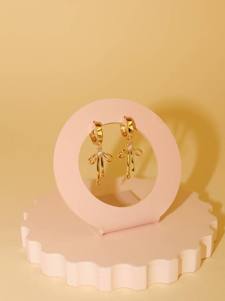 Oorbellen met strik voor wholesale door CRUMi Stuff