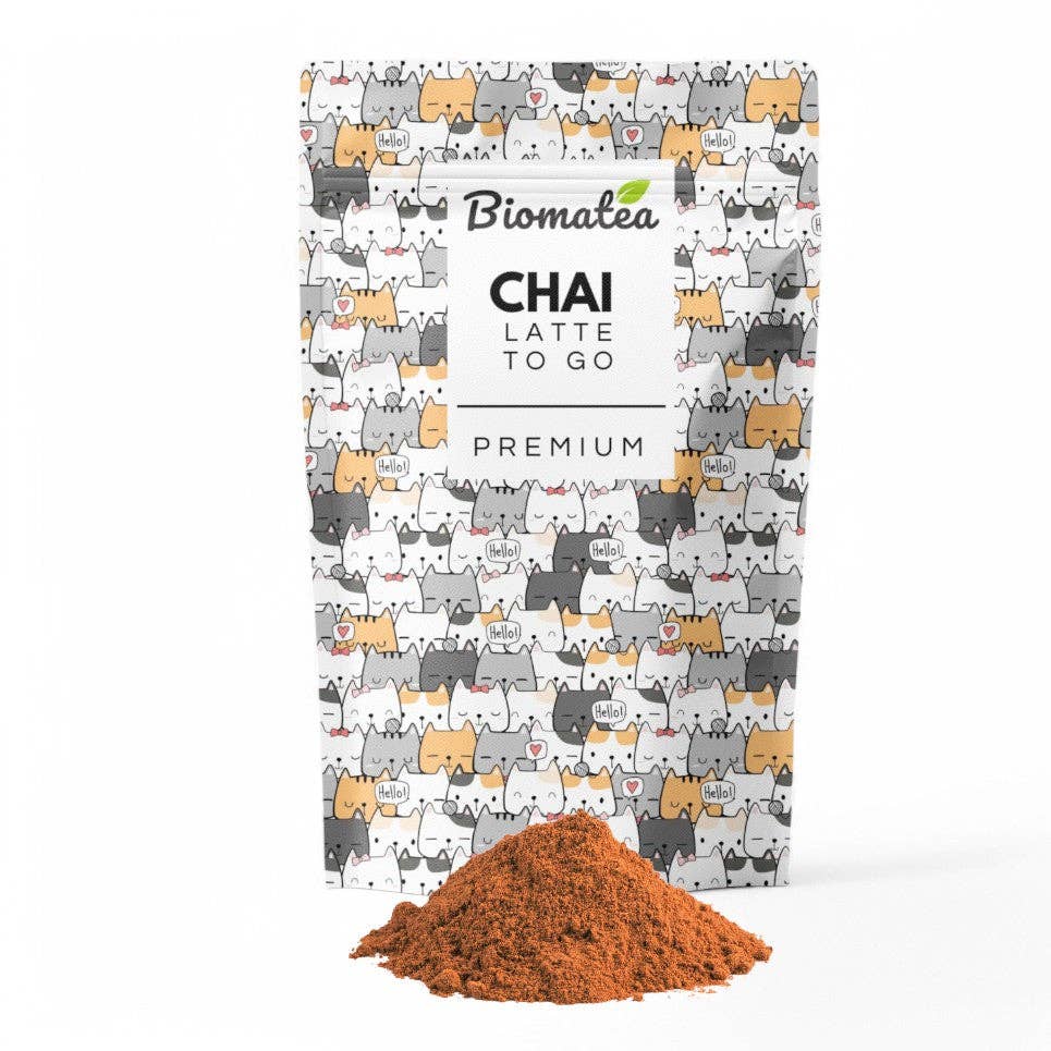 Biomatea - Wholesale Health/Detox Tea - Premium Organic Chai Latte Powder, 100g6