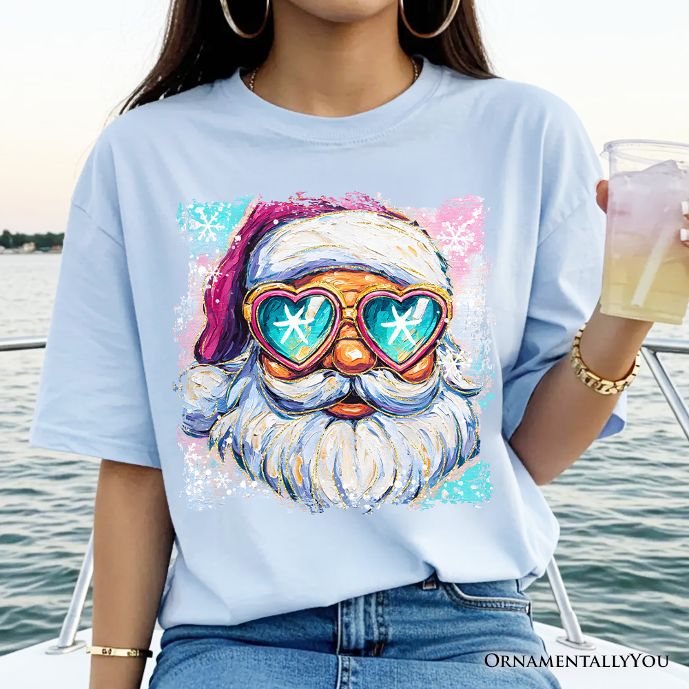 OrnamentallyYou - Wholesale Shirt - Unisex - Merry Christmas Santa Sunglasses Christmas T-Shirt7