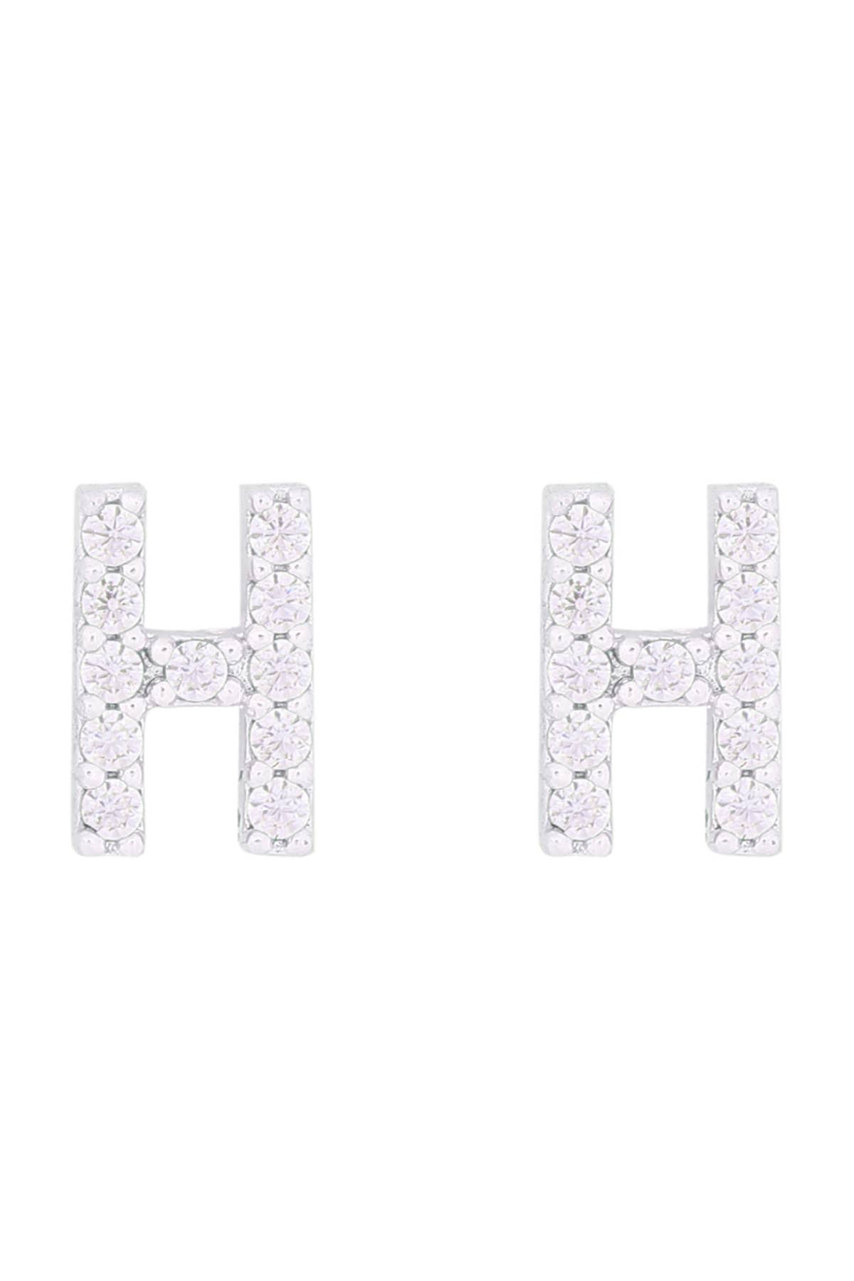 MYS Wholesale Inc - Wholesale Stud/Post Earrings - Cubic Zirconia Initial Earrings16