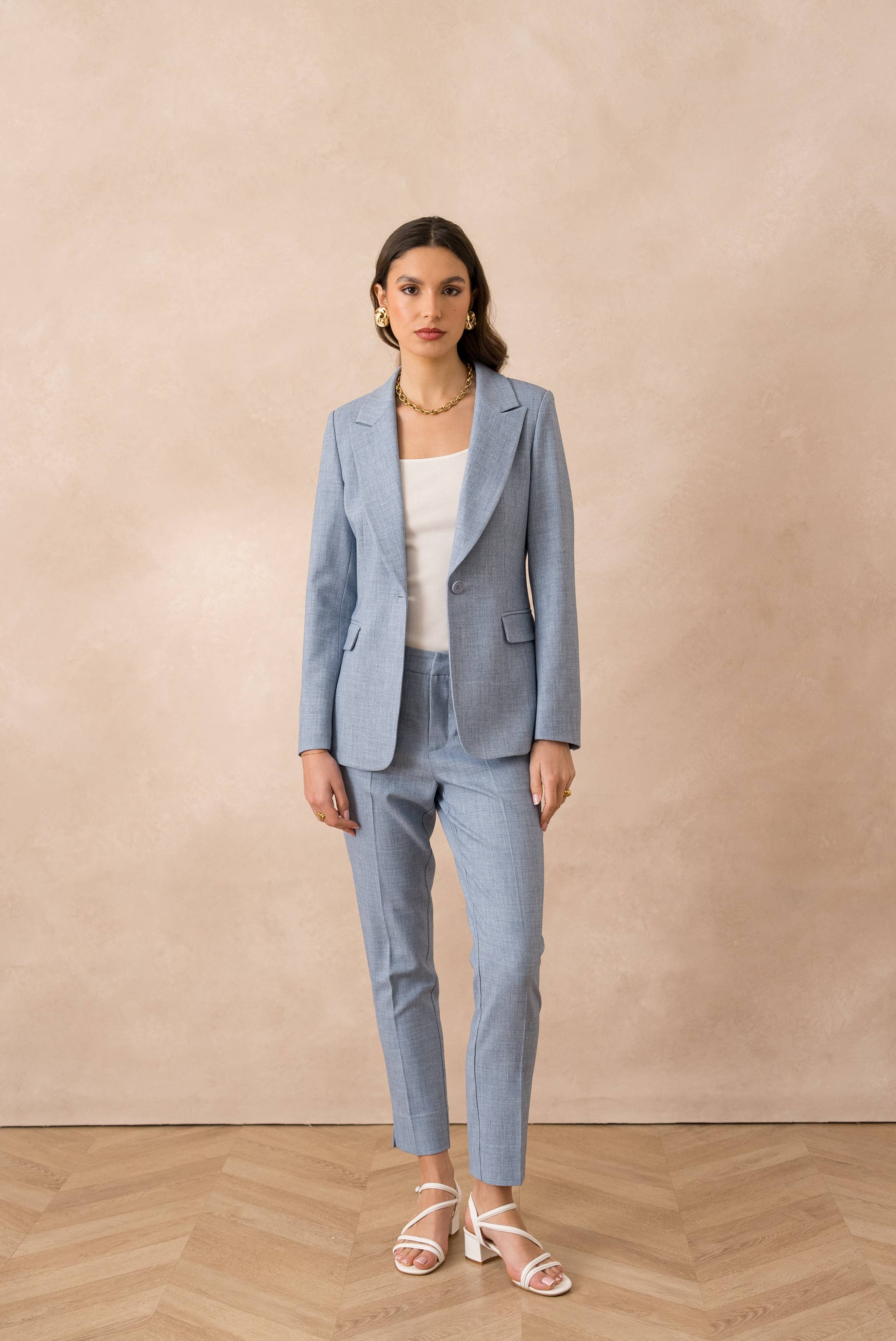 Attentif Paris – wholesale Kostymjacka – Dam – Heather figursydd kavaj för dam36