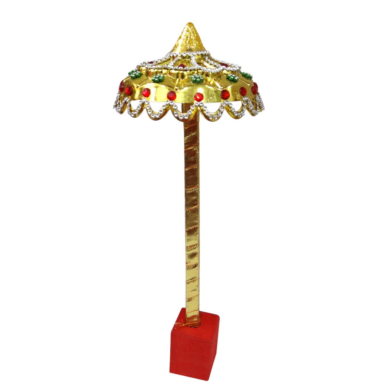 Ancientveda - Wholesale Decorative Tabletop Object - Ganpati Chhatra (For Murtis 10” & smaller) Golden0