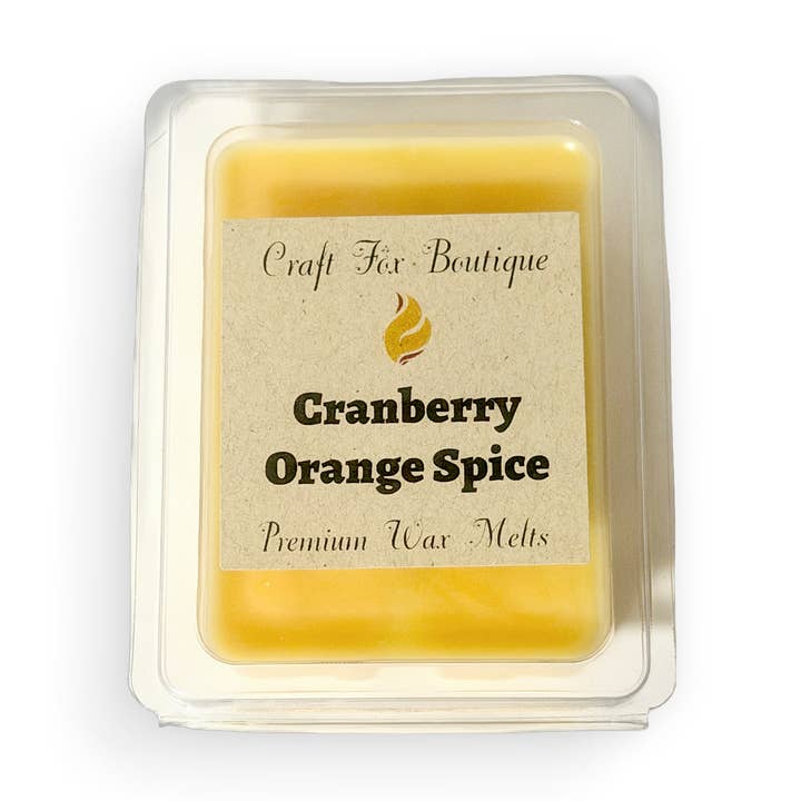 Cera Profumata Mirtillo Rosso e Arancia Speziata per la vendita all'ingrosso da parte di Craft Fox Boutique