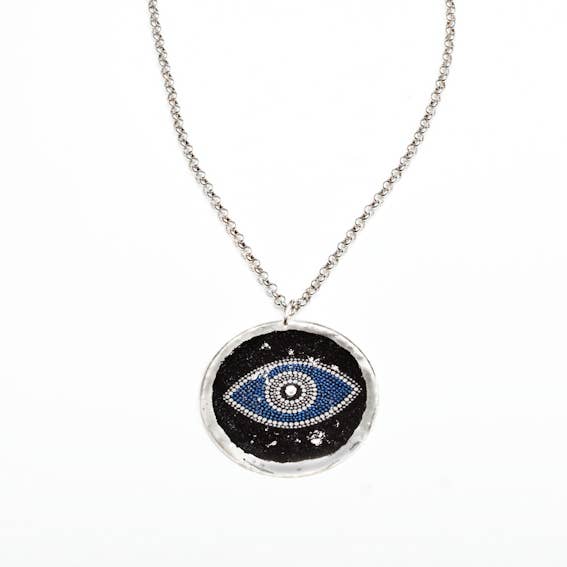EVIL EYE PENDANT NECKLACE for wholesale by Avenue Chic