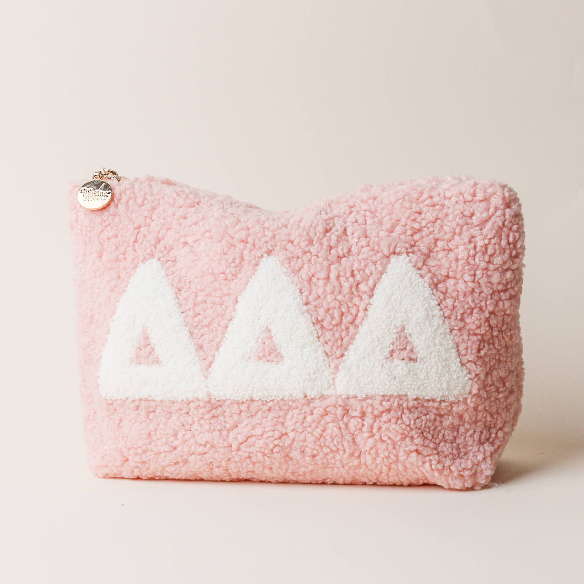 The Darling Effect - Wholesale Pouch - Women's - SORORITY SALE - Greek Letter Teddy Pouch - Blush17
