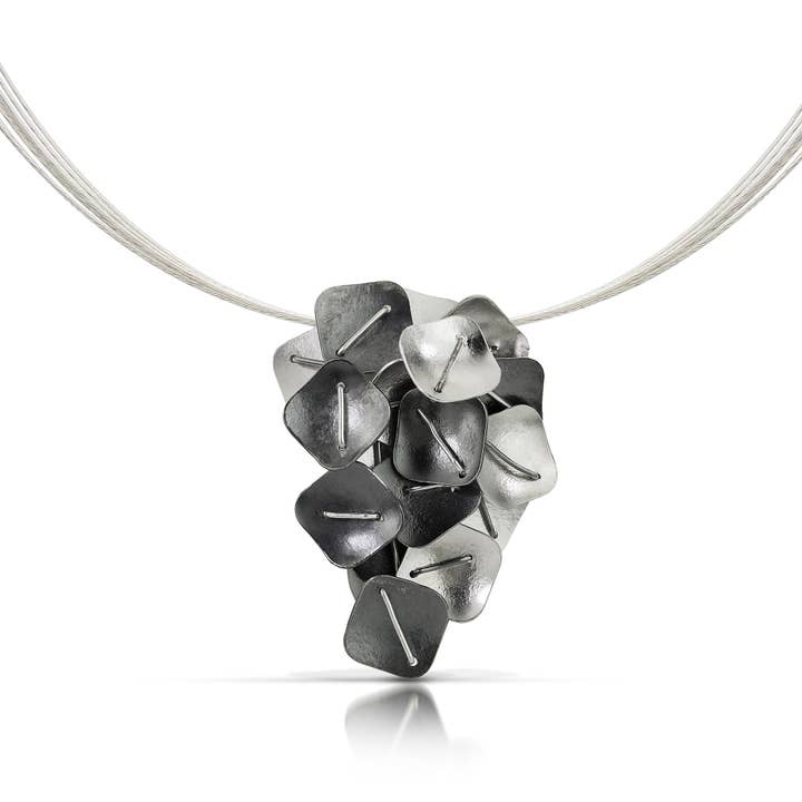 Cluster Pendant Necklace for wholesale by Suzanne Schwartz Jewelry