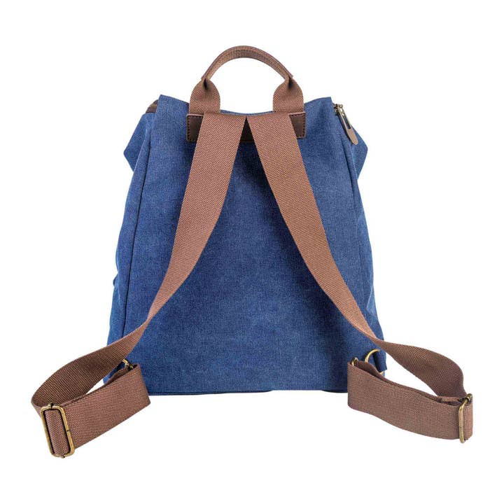 ZEDE PARIS - Vente Sac à dos – femme - SAINT-PAUL - Sac à dos en toile et cuir6