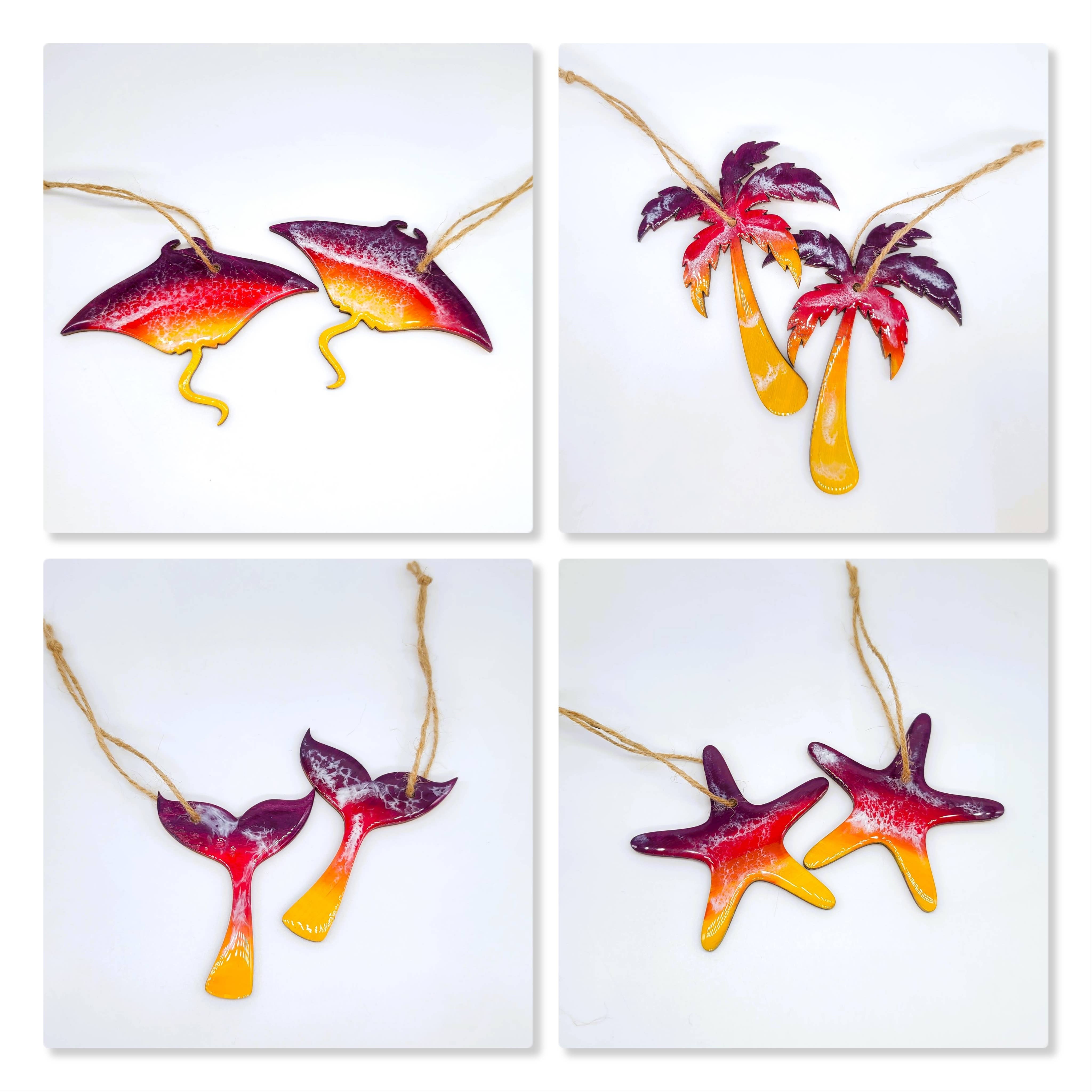 JEMS of the Sea - Vente Objets de décoration - Ornement de Noël océan / Ornement de plage / Ornement faune marine70