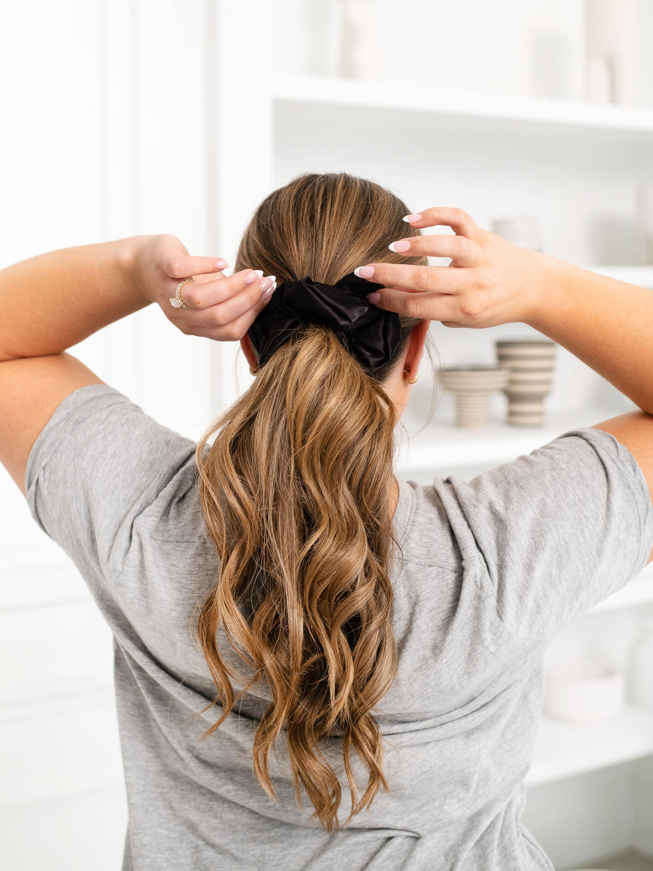 Flirty Pineapple - Wholesale Scrunchie - Women's - Satin Hair Scrunchies - Soft, Protective Hair Tie7