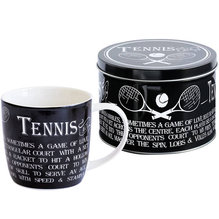 Mug en étain - Tennis pour la vente par Ultimate Gift For Man