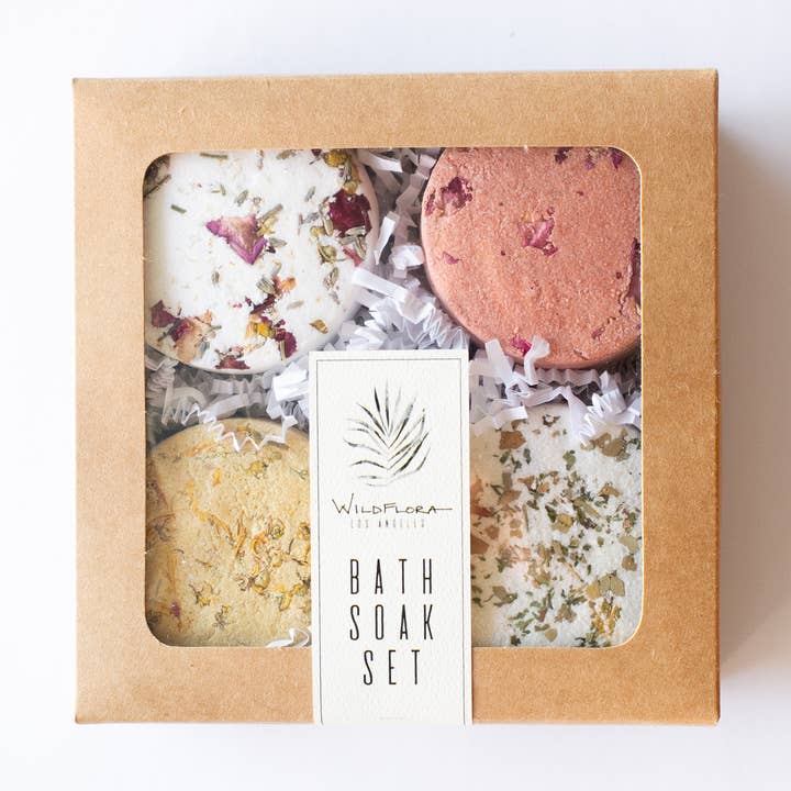 WildFlora Bath Soak Set (4 Soaks) for wholesale by WildFlora