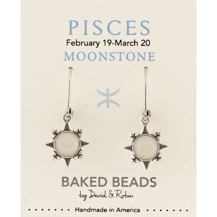 Baked Beads - Wholesale Dangle Earrings - Zodiacstone Natural Stone Earring2