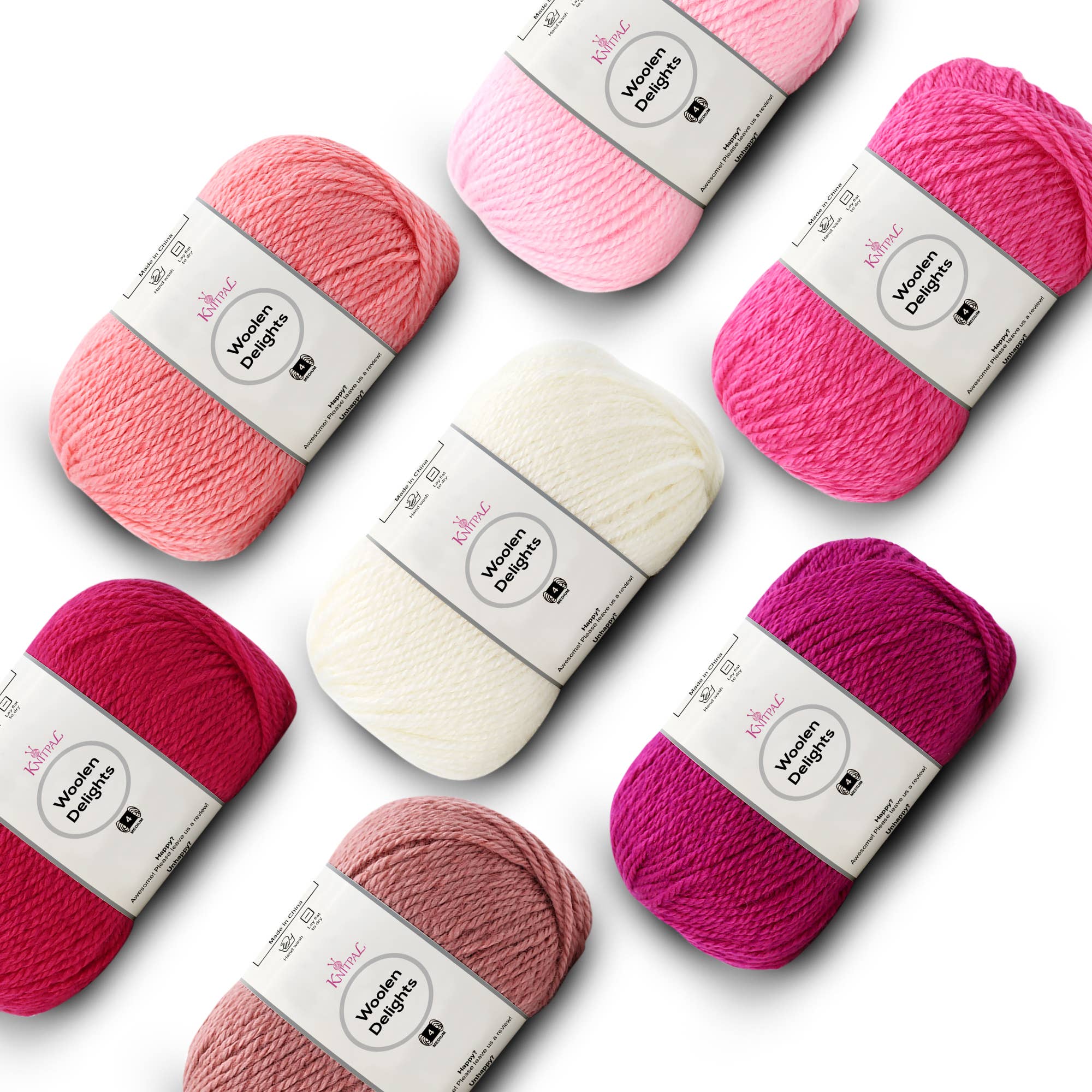 KnitPal - Wholesale Yarn - Woolen Delights Multicolor Pack of 7 Skeins11