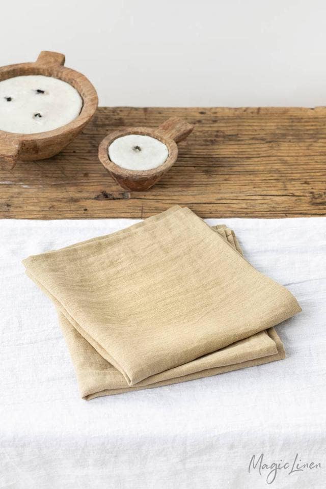 MagicLinen (We handle U.S. import procedures for you) - Wholesale Dinner & Cloth Napkin - Set of 2 linen napkins in various colors | Table decor5