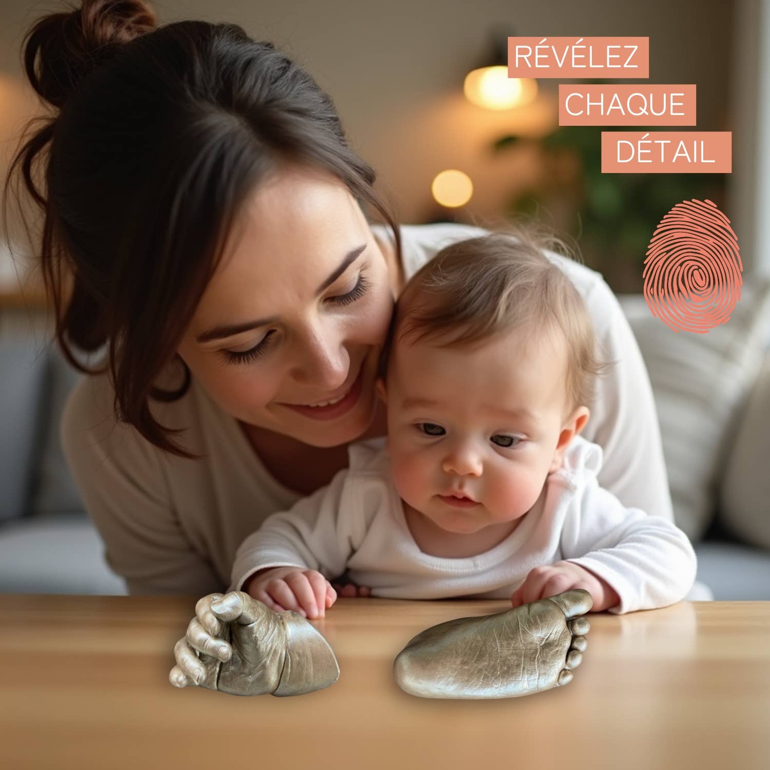 Ancrer – Großhandel Hand- & Fußabdruckset – Kind & Baby – Babys Hand- und Fußabdruck-Set (0-18 Monate) – 100% französische Handwerkskunst5