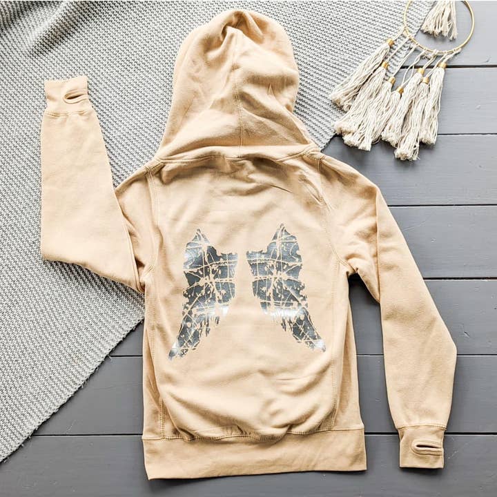 MOLETOM COM CAPUZ DON'T JUST FLY SOAR por atacado de Tiny Tortle