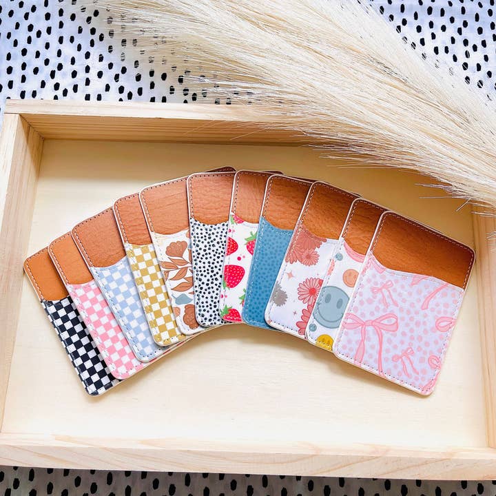 MarissaDDesigns - Wholesale Card Holder - Women's - Phone Wallet Card Holder | Trendy Patterns | Floral