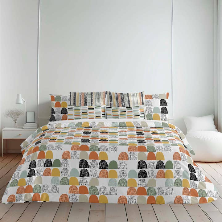 Lahti 100% Cotton Duvet Cover With Buttons for wholesale by SG HOGAR