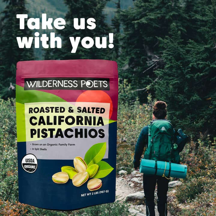 Wilderness Poets - Wholesale Nuts - Organic California Pistachios, Roasted & Salted5
