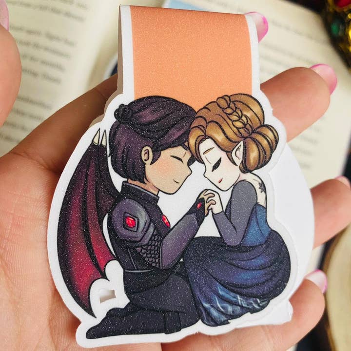 Alsace’s Art - Wholesale Bookmark - Custom Glitter Magnetic Bookmark.3