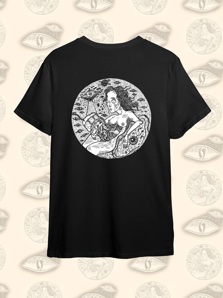 ALIEN T-SHIRT (INGENTING) - 100% ekologisk bomull för wholesale av INVOKA