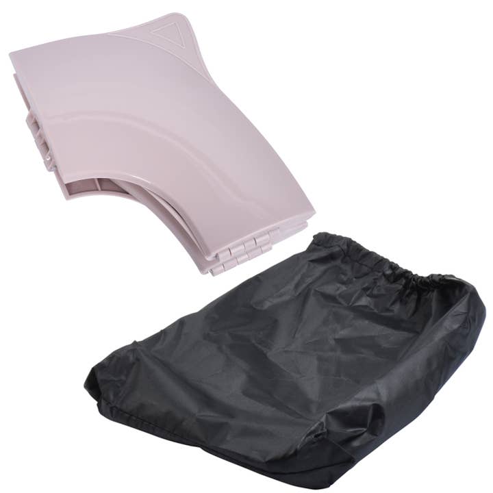 Three Little Tots - Wholesale Potty Training Chair - Folding Toddler Travel Potty Seat - Blush Pink7