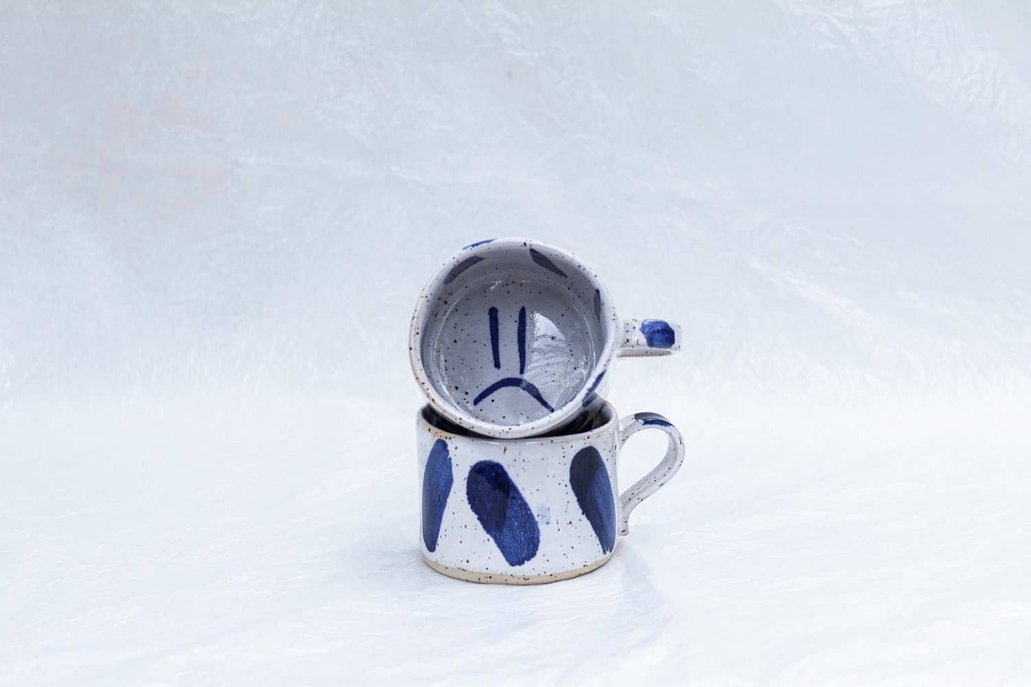 Happy blue Sad blue Exhausted blue Cup for wholesale on Faire1