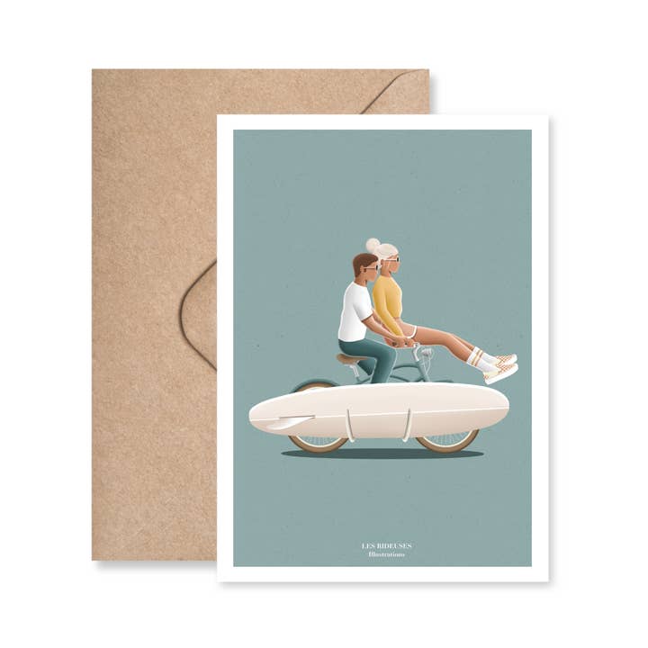 Cartão postal juntos por atacado de Les Rideuses