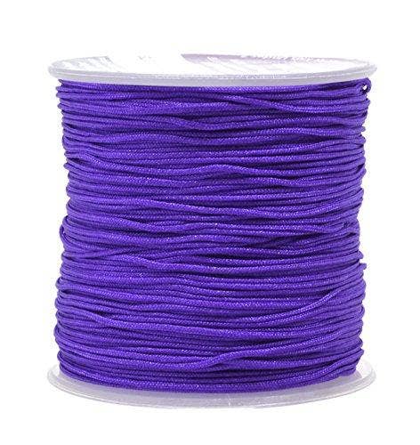 Mandala Crafts – wholesale Craft supplies – Mandala Crafts Nylon Satin Cord, Rattail Trim Thread for Chinese Knotting, Kumihimo, Beading, Macramé, Jewelry Making, Sewing38