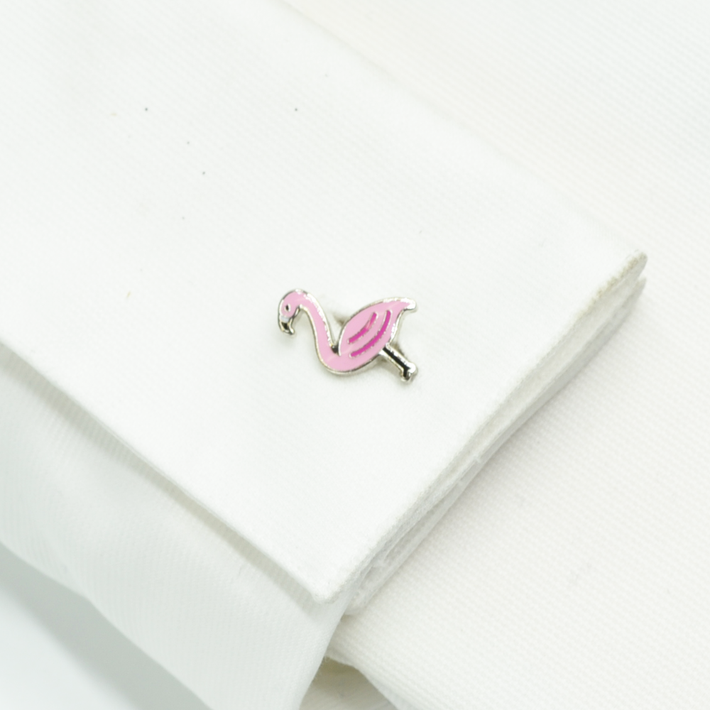 Curated Basics - Wholesale Cufflinks - Flamingo Cufflinks2